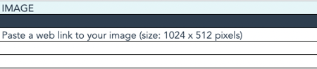 column in content calendar for inserting images that will be included in social media posts